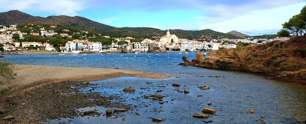 Cadaqus, a small port with white houses on the coast of Catalonia.