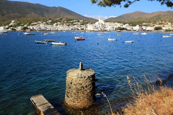 Cadaqus, a small port with white houses on the coast of Catalonia