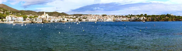 Cadaqus, a small port with white houses on the coast of Catalonia.