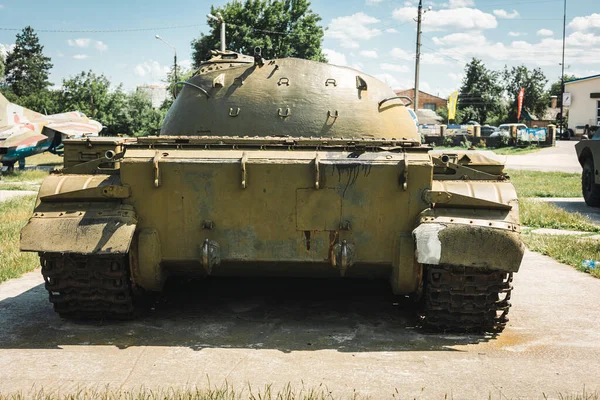 Soviet Tank Rear View — стоковое фото