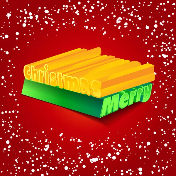 kar ile neşeli Noel selamlar