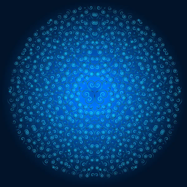 冬の青のベクトルの背景 ロイヤリティフリーのストックイラスト
