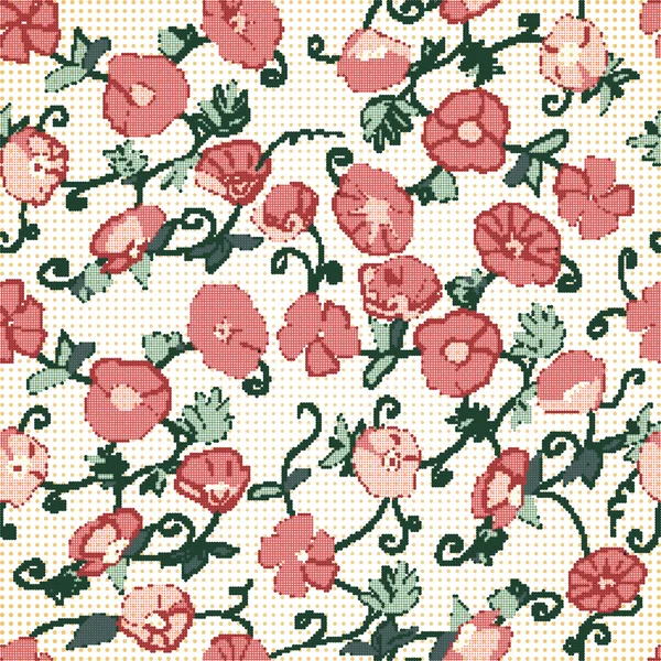 Kırmızı haşhaş yarı ton dokulu arka plan