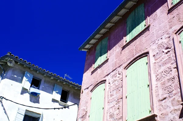 Façade ancienne maison — Photo