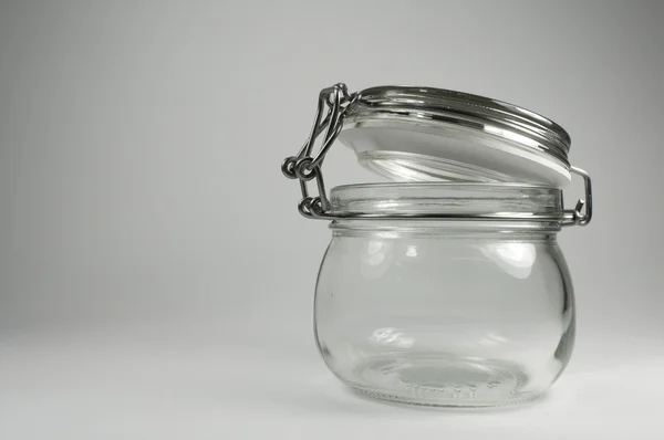 孤立的玻璃瓶 — 图库照片