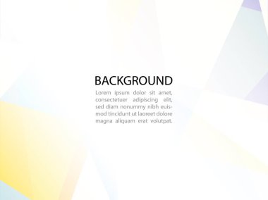 Soyut geometrik veya izometrik elementlere sahip beyaz ve mavi poligon veya düşük polivektör teknolojisi iş konsepti. Bir EPS10 resmi biçiminde tasarla.