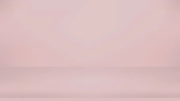 Abstract Pastel Light Pink Color Tone Background Empty Room Spotlight — Vector de stock
