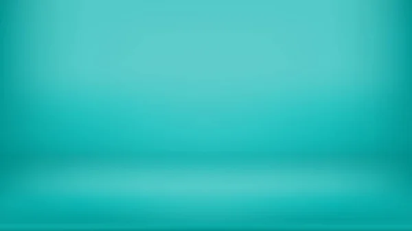 Абстрактний Світло Зелений Кольоровий Тон Фону Порожня Кімната Ефектом Прожектора — стоковий вектор