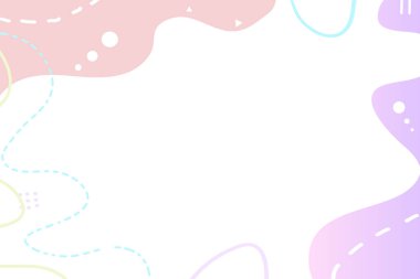 Düz tasarımda soyut gradyan vektör arkaplanı. Dinamik tarzda gradyan pankart tasarımı. Poster, online, iniş, sayfa, kapak, reklam, selamlama, kart ve tanıtım illüstrasyonları