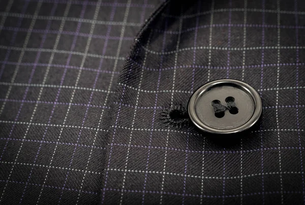 Button Man Suit Close Element Men Clothing Buttons — Stock Photo, Image