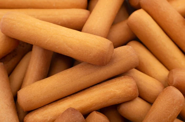 Bread Sticks Close Background Snacks Form Sticks Grissini — Stock Photo, Image