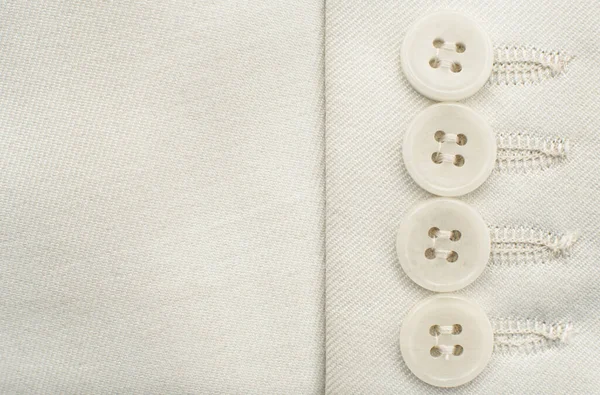 Buttons White Clothes Element Men Clothing Sleeve Buttons Men Suit — 图库照片