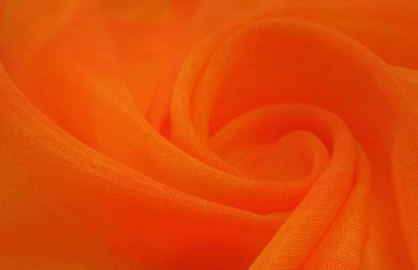 Tekstury Tła Wzór Pomarańczowy Jedwabne Tkaniny Dla Draperia Streszczenie Tło — Zdjęcie stockowe