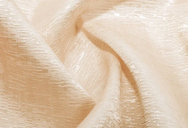 Tecido Branco Textura Material Chintz Cetim Uma Sombra Clara Com — Fotografia de Stock