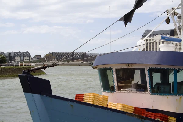 Fishboat in Trouville — Stock Photo, Image