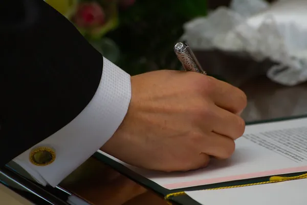 Signature de mariage — Photo