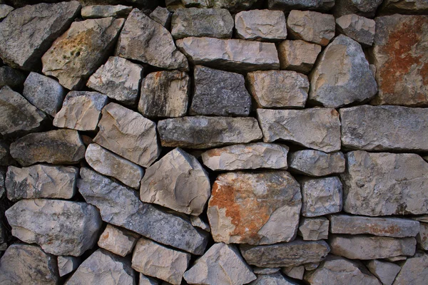 Mur de pierre d'un trullo — Photo
