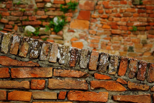 Brick walls with diagonal — Stock Photo, Image