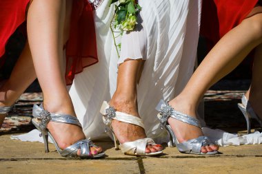 Sandals in Wedding clipart