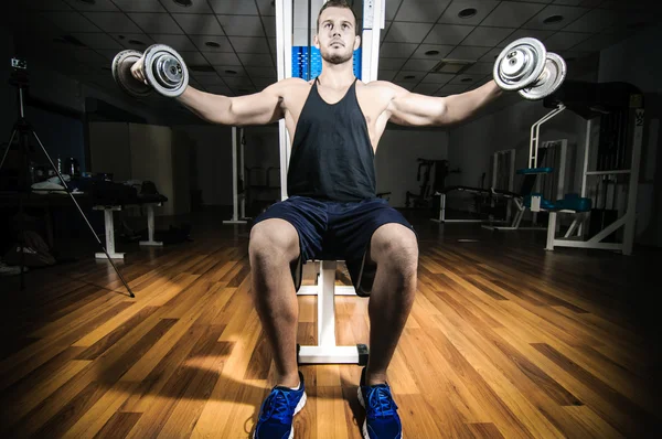 Gym training workout — Stock Photo, Image