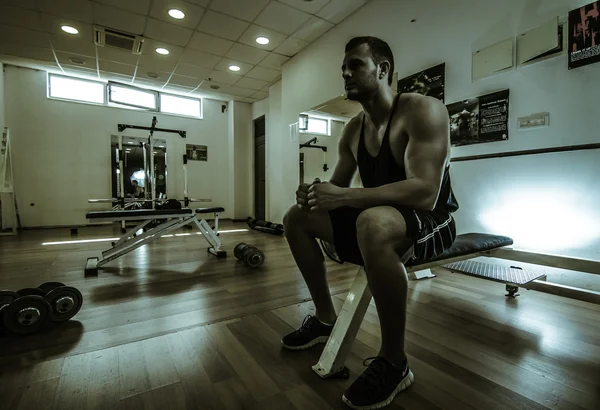 Entrenamiento de entrenamiento de gimnasio — Foto de Stock