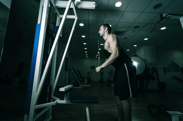 Gym training workout — Stock Photo, Image