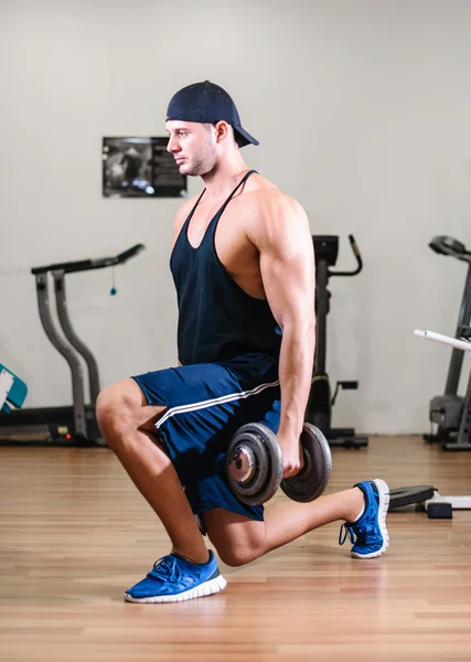 Gym training workout — Stock Photo, Image