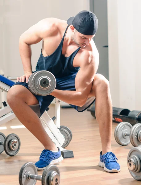 Gym training workout — Stock Photo, Image