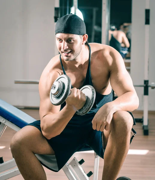 Gym training workout — Stock Photo, Image