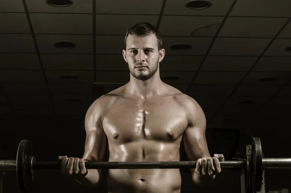 Gym träning — Stockfoto