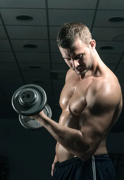 Gym training workout — Stock Photo, Image