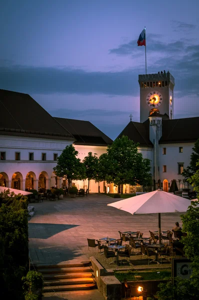 Lublaňský hrad interiér — Stock fotografie