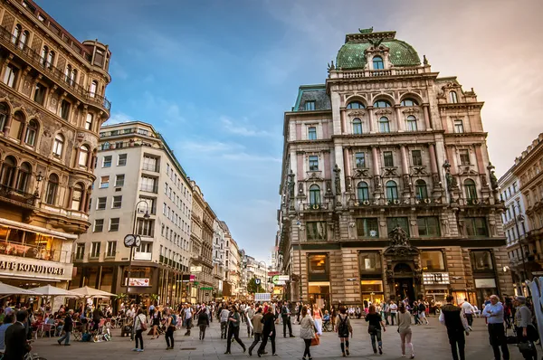 Gatorna i Wien, austra — Stockfoto