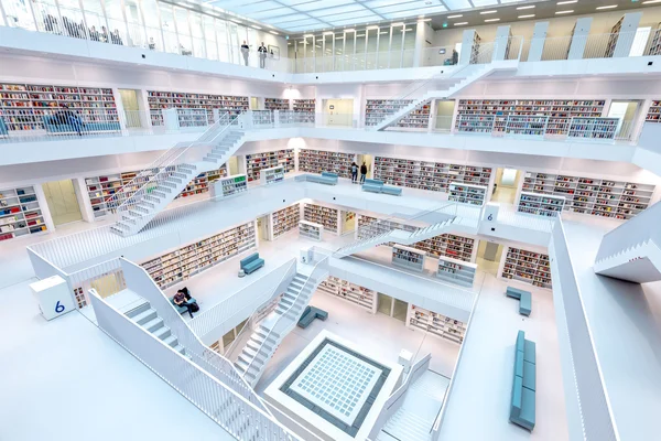 Stuttgart biblioteca interior —  Fotos de Stock