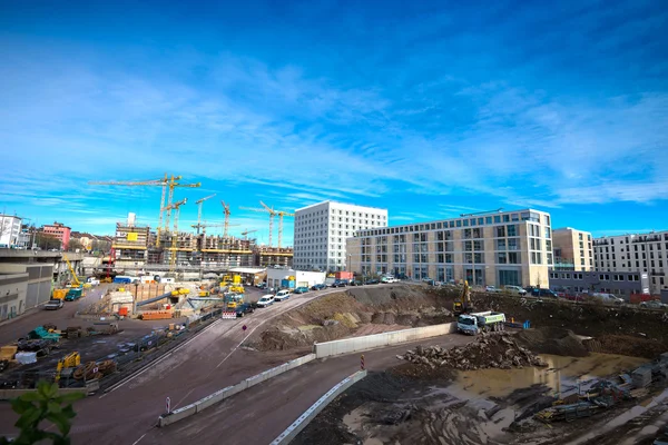 Large construction site — Stock Photo, Image