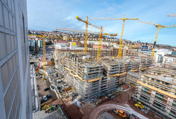 Large construction site — Stock Photo, Image