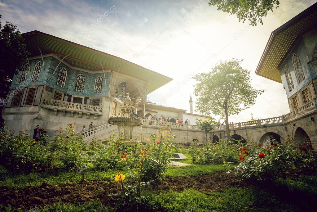 Roses garden of Topkapi palace
