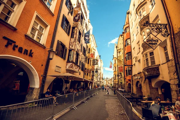 Innsbruck Austria June 2022 Street Life Summer Innsbruck Austria — Foto Stock