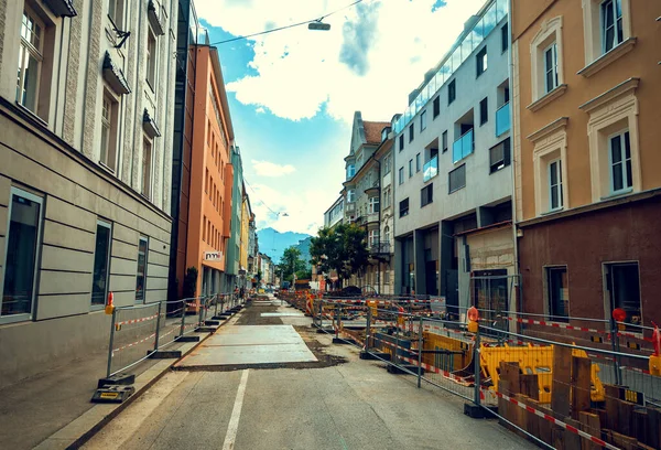 Innsbruck Austria Junio 2022 Vida Callejera Durante Verano Innsbruck Austria —  Fotos de Stock