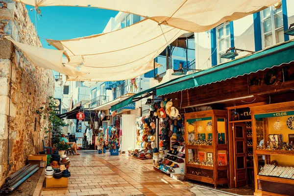 Bodrum Turkey 1St August 2022 Walking Tour Streets Centar Bodrum —  Fotos de Stock