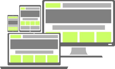 vektör - duyarlı web tasarım