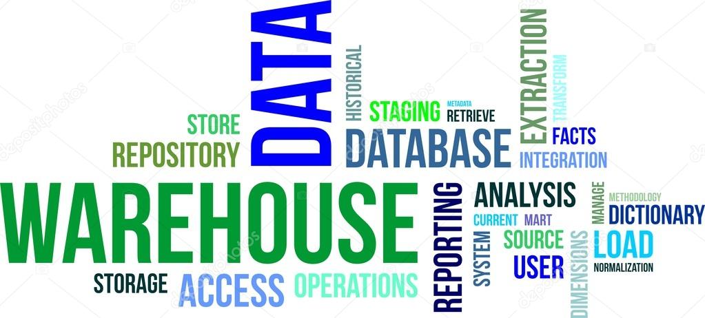 Word cloud - data warehouse