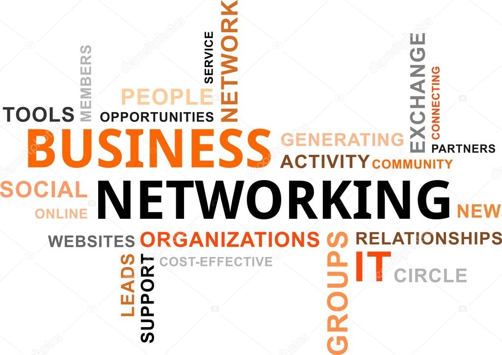 Word cloud - business networking