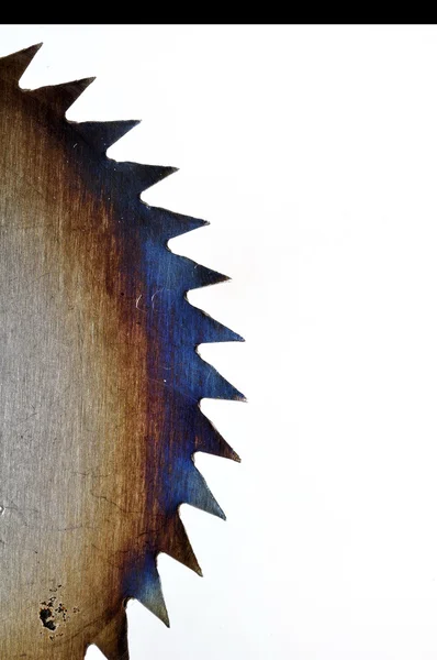 Overheated saw blade — Stock Photo, Image