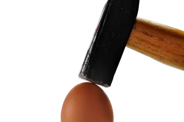 Opening an Egg — Stock Photo, Image