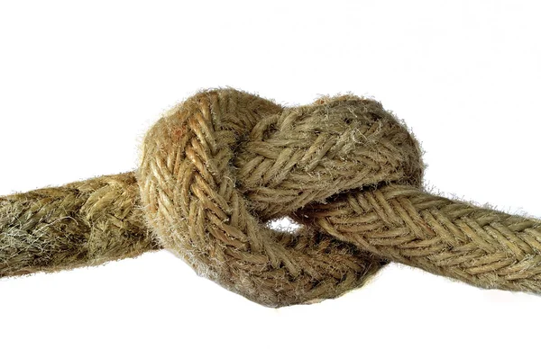 Knoop in een touw — Stockfoto