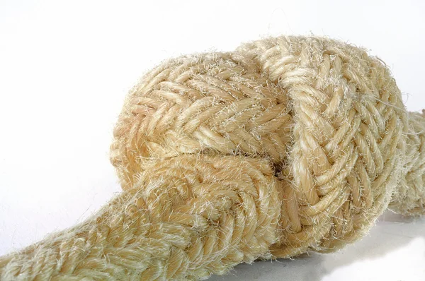 Knoop in een touw — Stockfoto