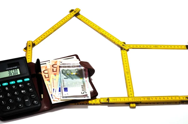 Casa y dinero — Foto de Stock