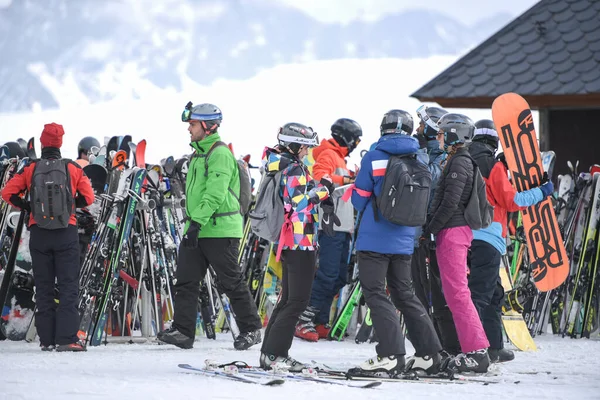 Grandvalira Andorra 2022 Enero Ski Resot Grandvalira Invierno Los Pirineos — Foto de Stock