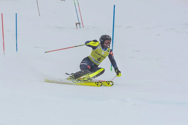 Grandvalira Andorra 2022 März Rosa Pohjolainen Fin Startet Damen Slalom — Stockfoto